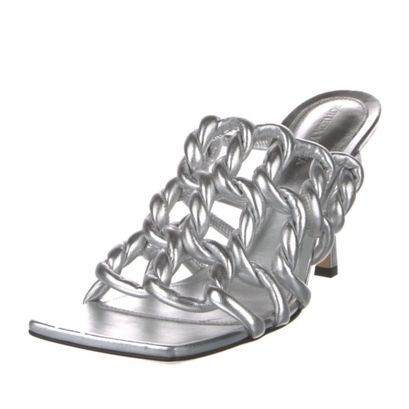 Bottega Veneta Metallic leather Mules - Picture 6 of 7